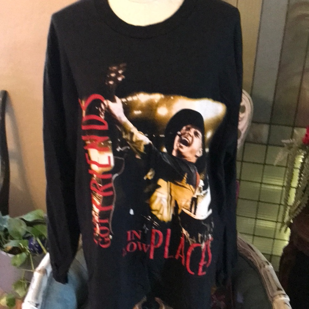 Vintage Garth brooks 1996 blame it on my roots tour T-shirt